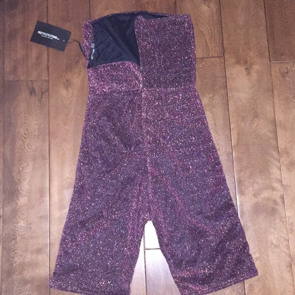 Rose Glitter Lurex Bandeau - Picture 4 of 4